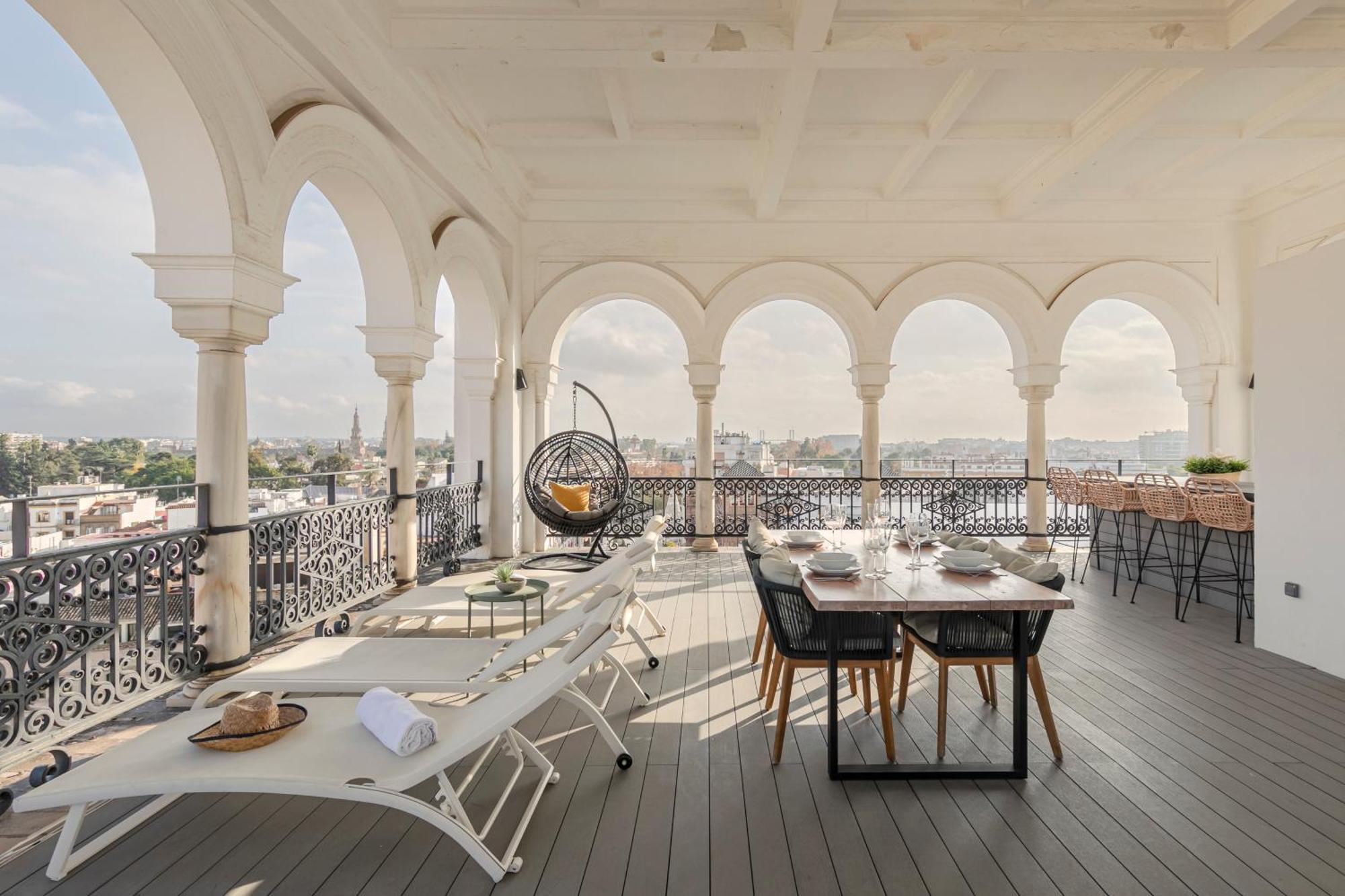 Isg Apartments The Most Exclusive Apartment In Sevillaparking מראה חיצוני תמונה